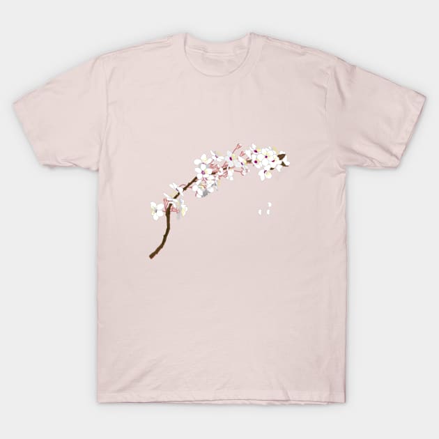 Sakura flower T-Shirt by Slownessi